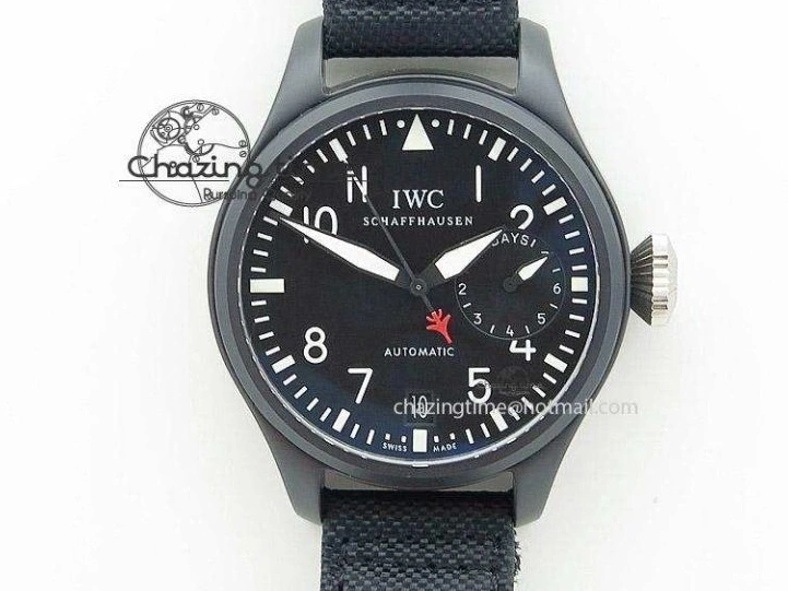 MIROTIME 0501 Breathable Da Vinci IW393402 SS ZF 1:1 Best Edition Blue Dial On Black Leather Strap A 7211